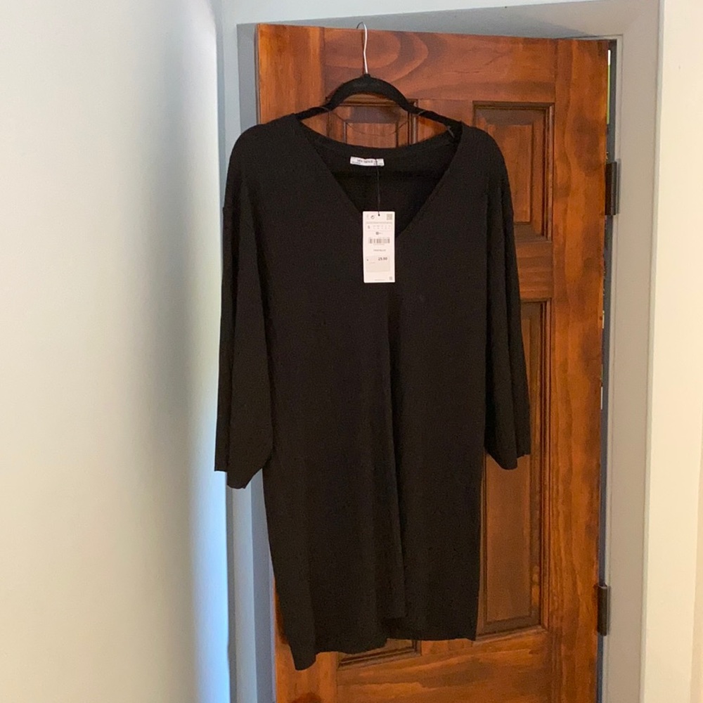 Zara Trafaluc, tunic style black dress